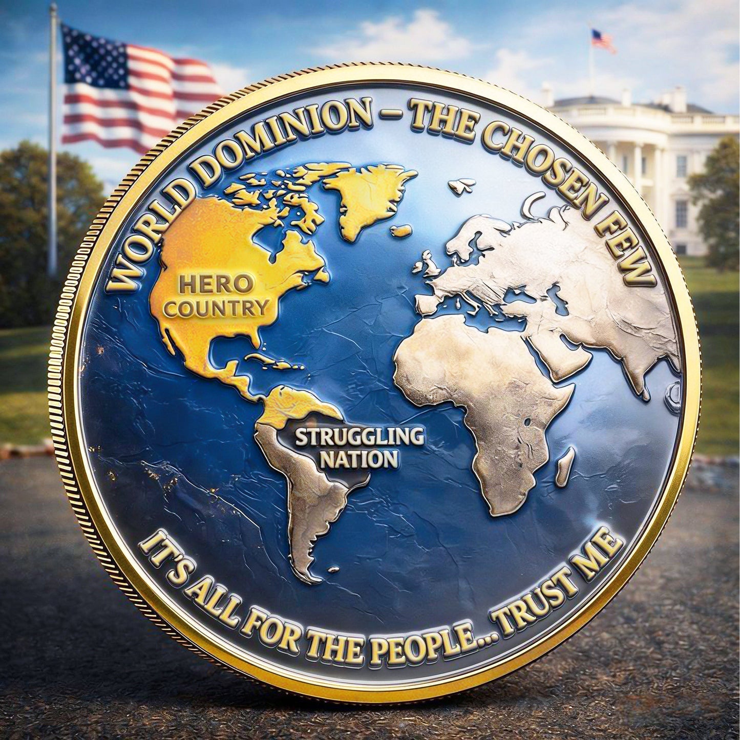 🔥LAST DAY 50% OFF - Who is the President of Venezuela? — A Satirical “Hero” Coin