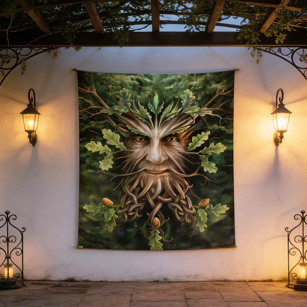 🌿The Green Man Forest Spirit Banner