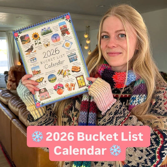 📅✨2026 Bucket List Calendar 🍂🌸