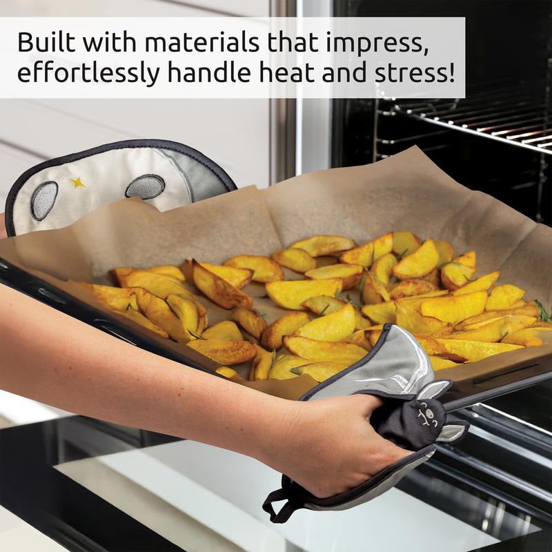 🔥𝐋𝐀𝐒𝐓 𝐃𝐀𝐘 𝟓𝟎% 𝐎𝐅𝐅 - 🦇Batlicious Oven Mitts & Pot Holders Set