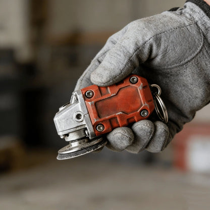 🔥𝑳𝑨𝑺𝑻 𝑫𝑨𝒀 𝟒𝟗% 𝑶𝑭𝑭 - 🛠️ 2-in-1 Mini Grinder Keychain | Portable Makita-Inspired Tool & Key Ring