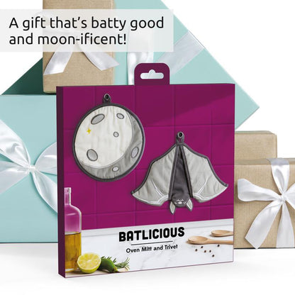 🔥𝐋𝐀𝐒𝐓 𝐃𝐀𝐘 𝟓𝟎% 𝐎𝐅𝐅 - 🦇Batlicious Oven Mitts & Pot Holders Set