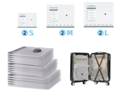 📢Last Day 49% OFF🔥[2025 Upgraded]  X7 Cordless Travel Vacuum Bag Set