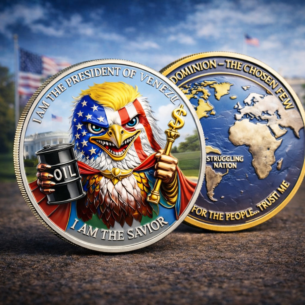 🔥LAST DAY 50% OFF - Who is the President of Venezuela? — A Satirical “Hero” Coin