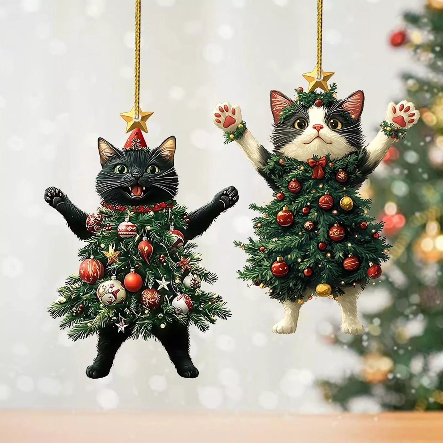 🐱Fun Black and White Cat Decoration