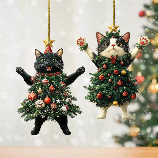 🐱Fun Black and White Cat Decoration