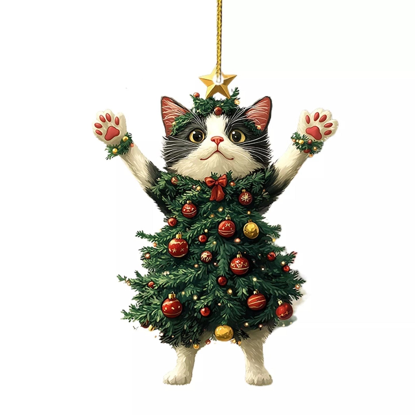 🐱Fun Black and White Cat Decoration
