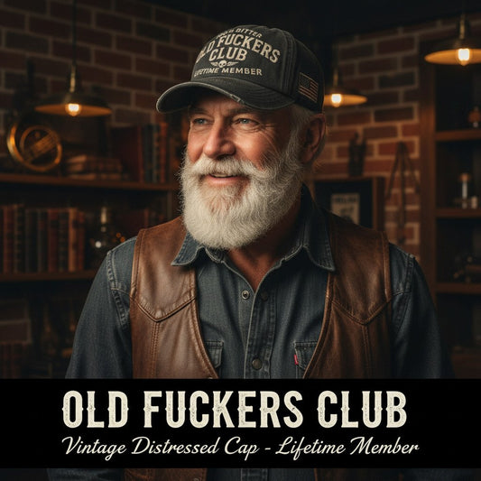 🎄🔥Hot Sale 49% off-  Vintage Distressed "Old Club" Lifetime Member Cap