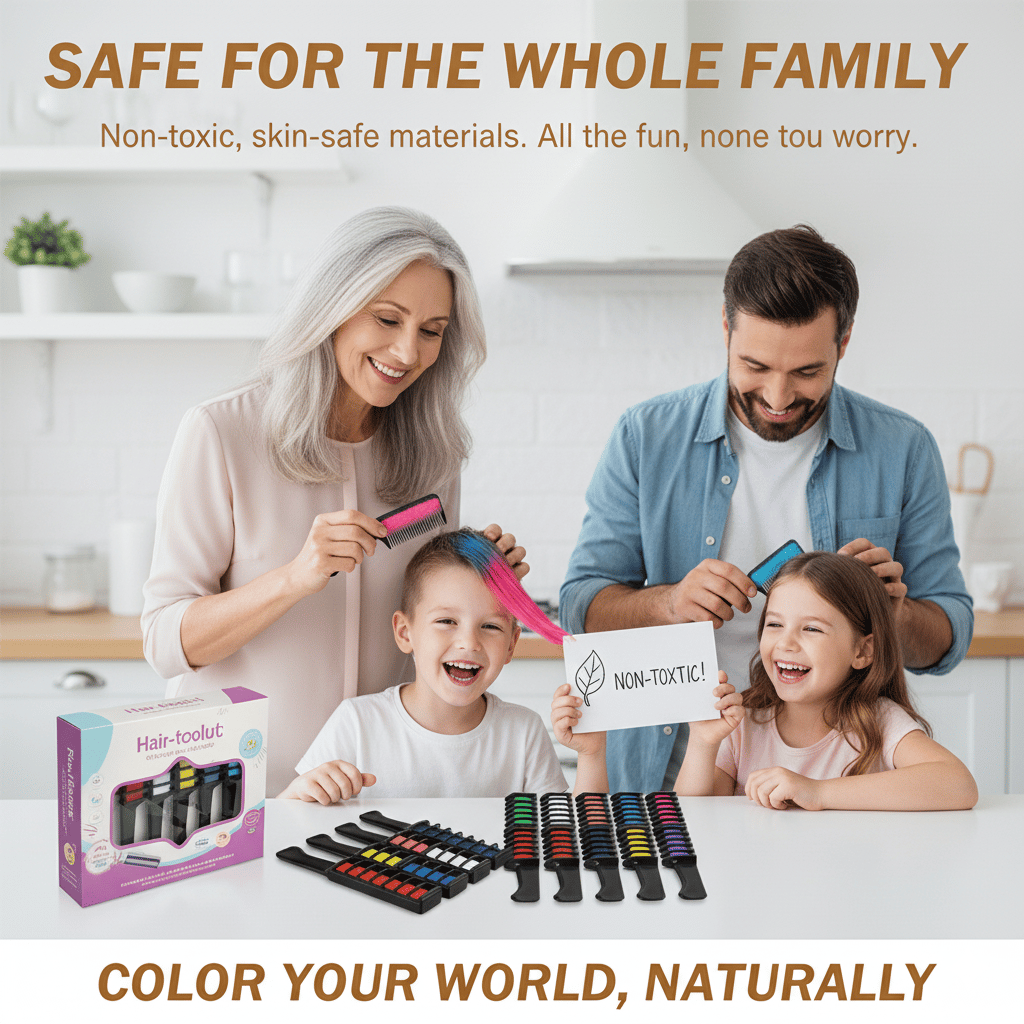 🎅Christmas Pre-sale-49% OFF✨Festive Fun Hair Chalk Combs