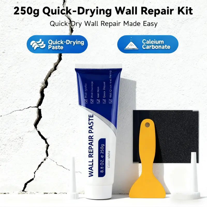 🔥Limited-time 50% off! 250g wall repair agent, multi-functional quick-drying waterproof wall repair paste