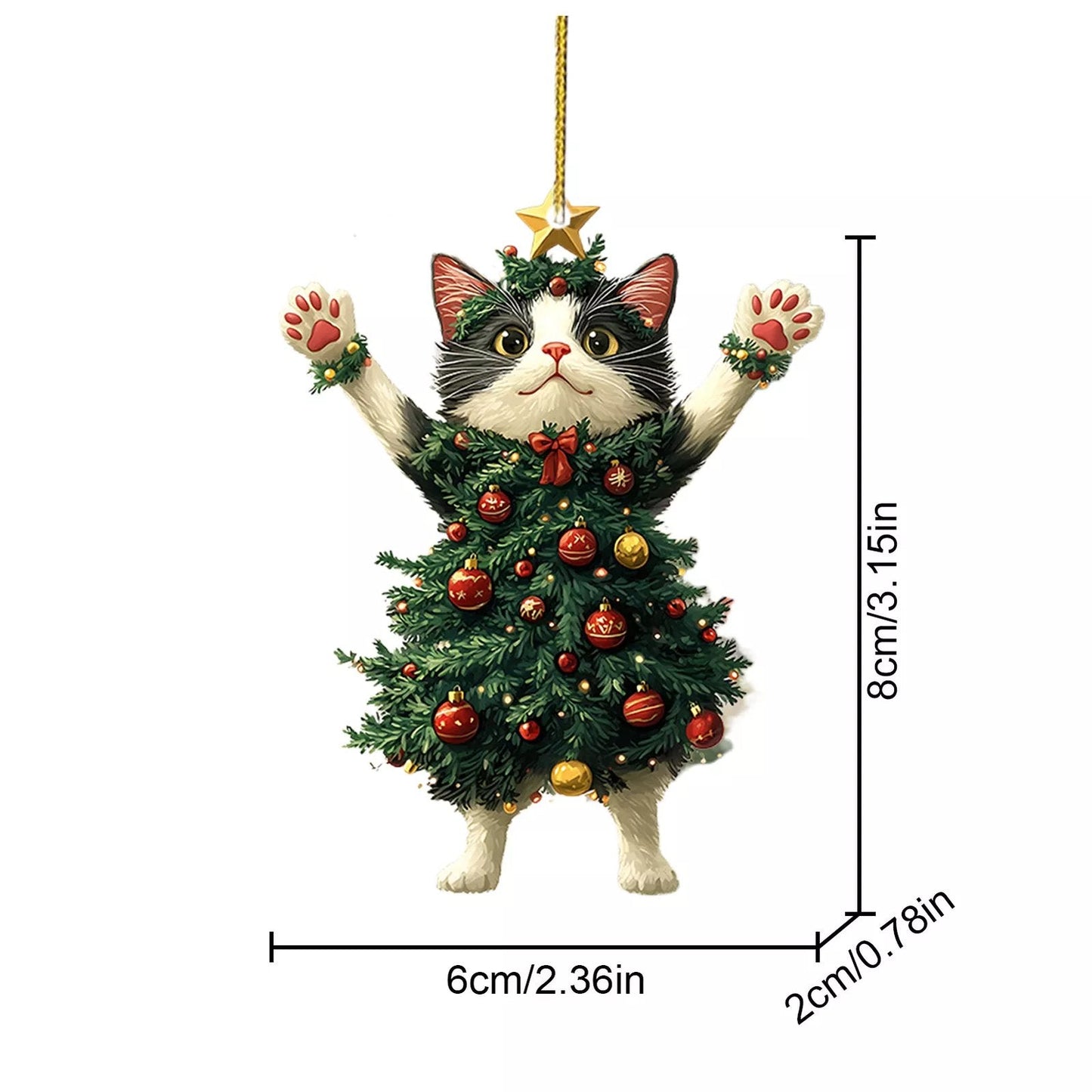🐱Fun Black and White Cat Decoration