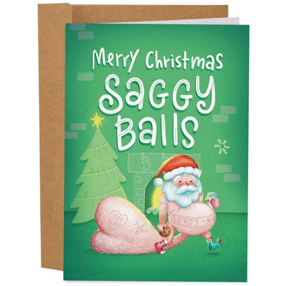 🎄🎅Greetings Funny Inappropriate Christmas Card 9-Piece Set