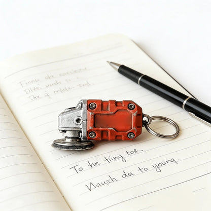 🔥𝑳𝑨𝑺𝑻 𝑫𝑨𝒀 𝟒𝟗% 𝑶𝑭𝑭 - 🛠️ 2-in-1 Mini Grinder Keychain | Portable Makita-Inspired Tool & Key Ring