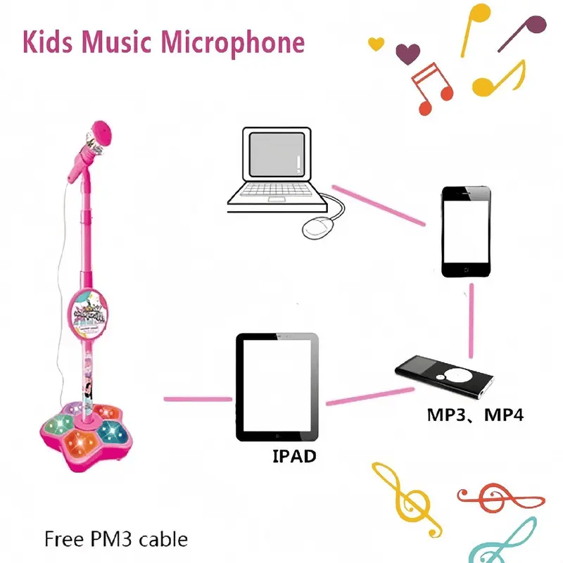 🔥𝑳𝑨𝑺𝑻 𝑫𝑨𝒀 𝟒𝟗% 𝑶𝑭𝑭 🎤 Kid Star Microphone