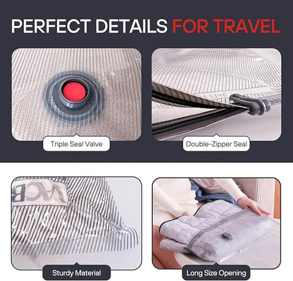 📢Last Day 49% OFF🔥[2025 Upgraded]  X7 Cordless Travel Vacuum Bag Set