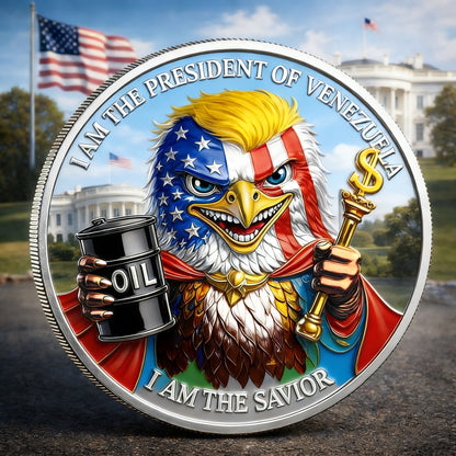 🔥LAST DAY 50% OFF - Who is the President of Venezuela? — A Satirical “Hero” Coin