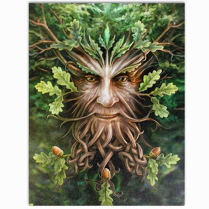 🌿The Green Man Forest Spirit Banner