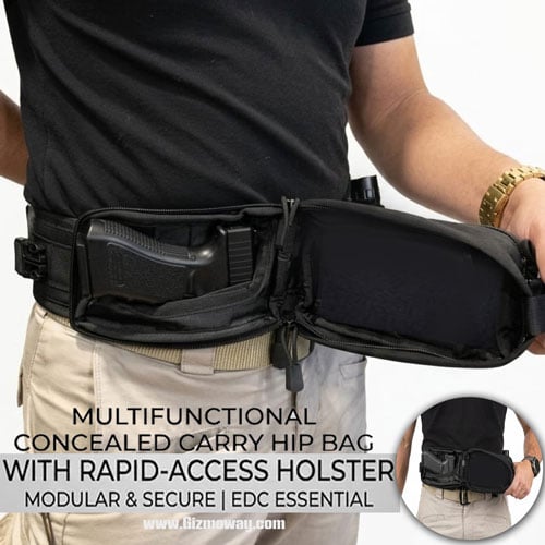 🔥Last Day 50% OFF - Multifunctional Concealed Carry Hip Bag with Rapid-Access Holster