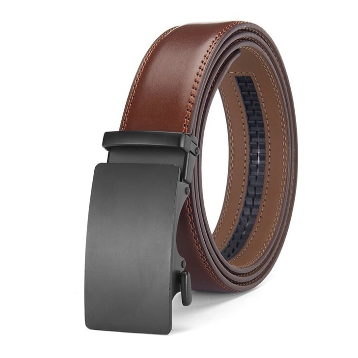 🎁 Men's Leather Ratchet Quick Release Belt ✨