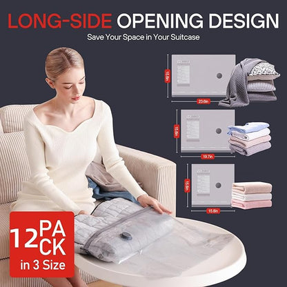 📢Last Day 49% OFF🔥[2025 Upgraded]  X7 Cordless Travel Vacuum Bag Set