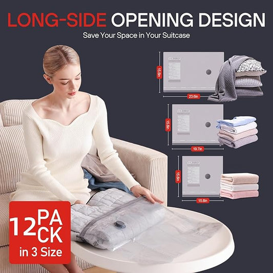 📢Last Day 49% OFF🔥[2025 Upgraded]  X7 Cordless Travel Vacuum Bag Set