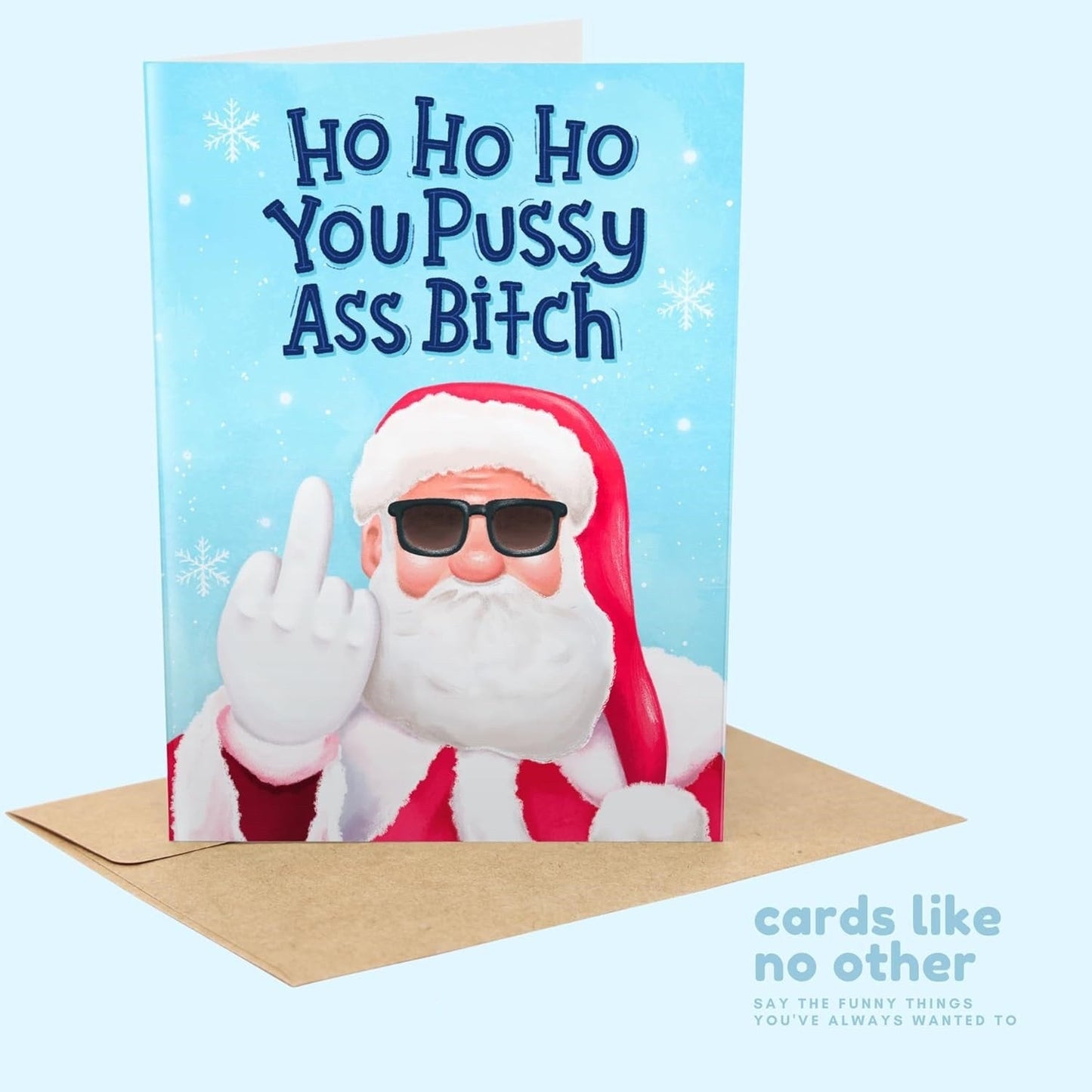 🎄🎅Greetings Funny Inappropriate Christmas Card 9-Piece Set