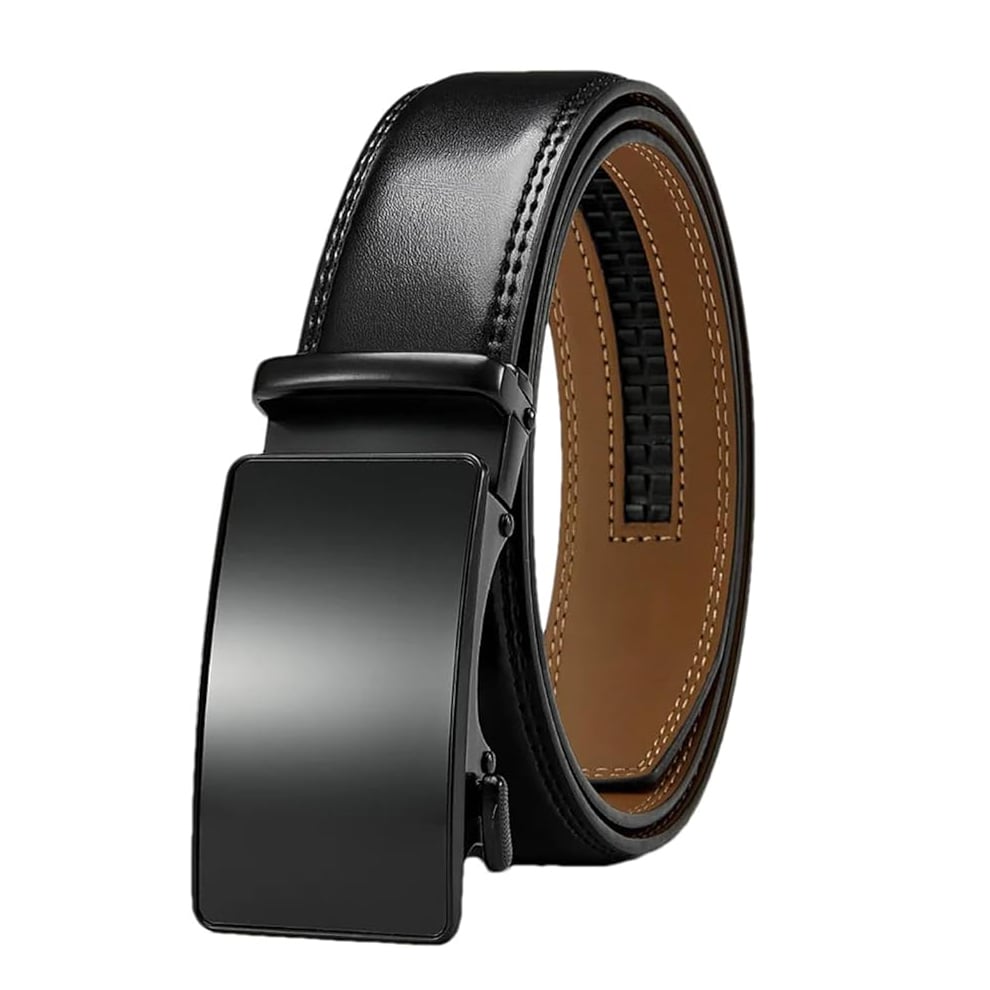 🎁 Men's Leather Ratchet Quick Release Belt ✨