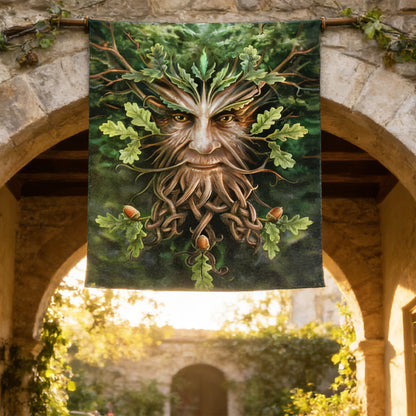 🌿The Green Man Forest Spirit Banner
