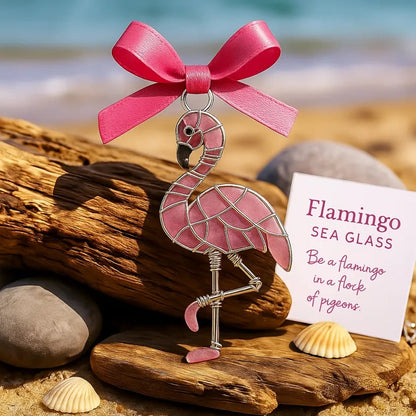 🔥LAST DAY 60% OFF🔥 Handmade Sea Glass Bird Ornament