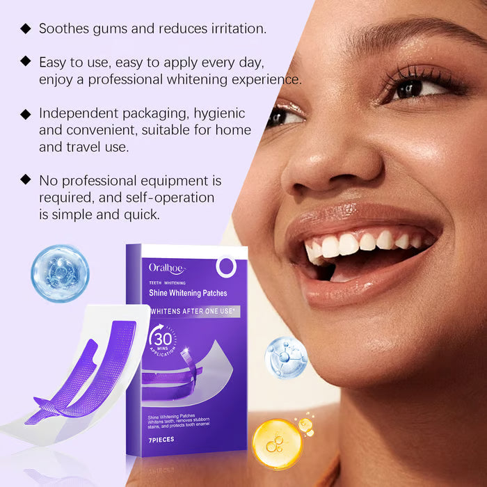 🔥Last Day 49% OFF 🦷30-Minute Teeth Whitening Strips