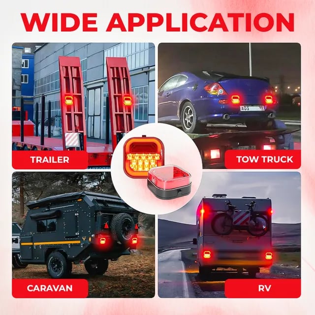🏆Authorized Exclusive🔥Magnetic LED Wireless Trailer Lights, IP67 Rechargeable