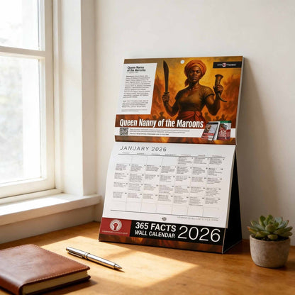 📅2026 Calendar Black History 365 Facts Power to the People✊