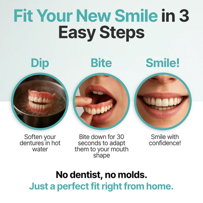 🌎Ends Today: 70% OFF! Custom-Fit Full Functional DenturesMake you more confident