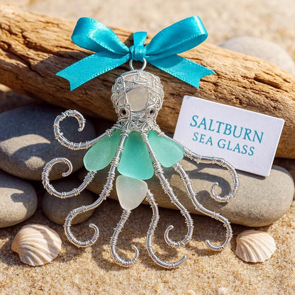 🔥Last Day 49% OFF🌊 Handmade Sea Glass Ocean Ornament