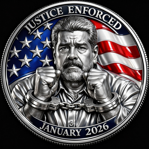 🏆Flash Sale 60% OFF -“Justice Enforced – Order From Chaos” Commemorative Coin 🇺🇸🦅