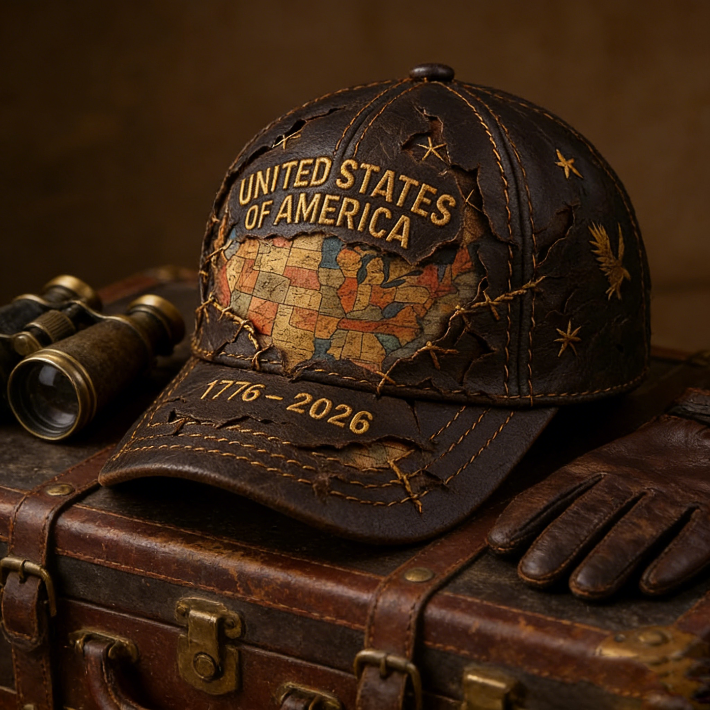 US 250th Anniversary Printed Casual Hat